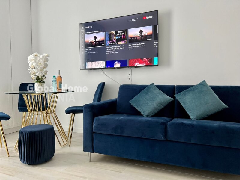 Studio 43mp Mamaia Nord- Navodari vedere mare, mobilat- utilat modern