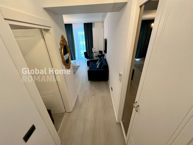 Studio 43mp Mamaia Nord- Navodari vedere mare, mobilat- utilat modern